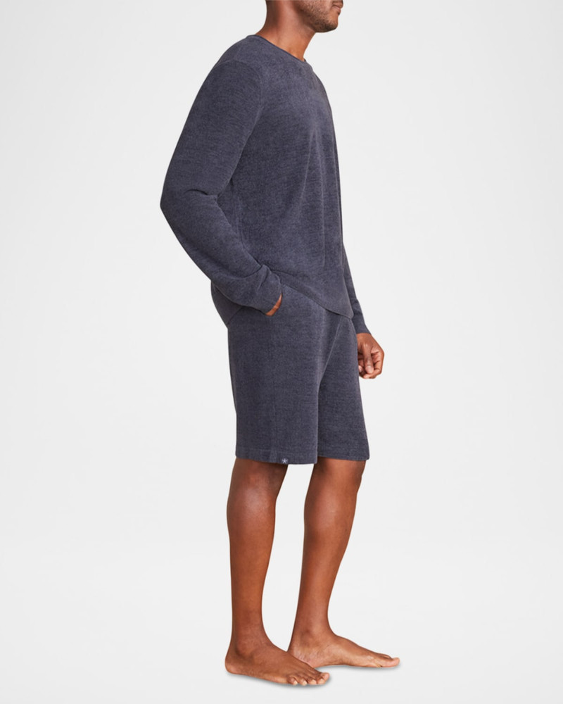 Barefoot Dreams Men's CozyChic Ultra Lite Roll Neck Crewneck Sweater outlook