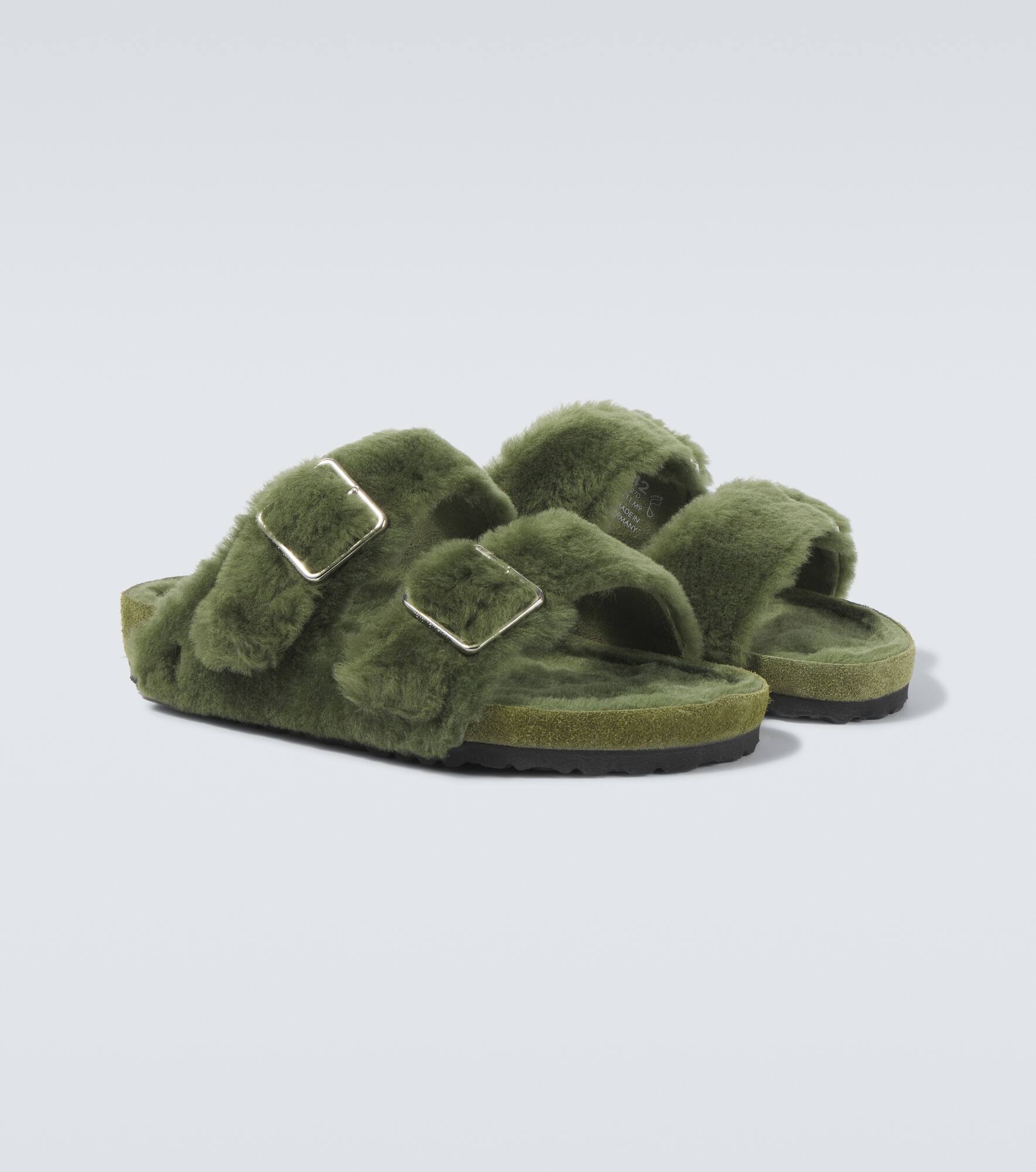 Arizona 1774 shearling-lined suede sandals - 5