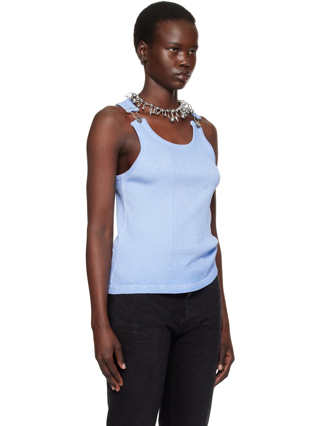 Blue 'The Straps' Tank Top - 2