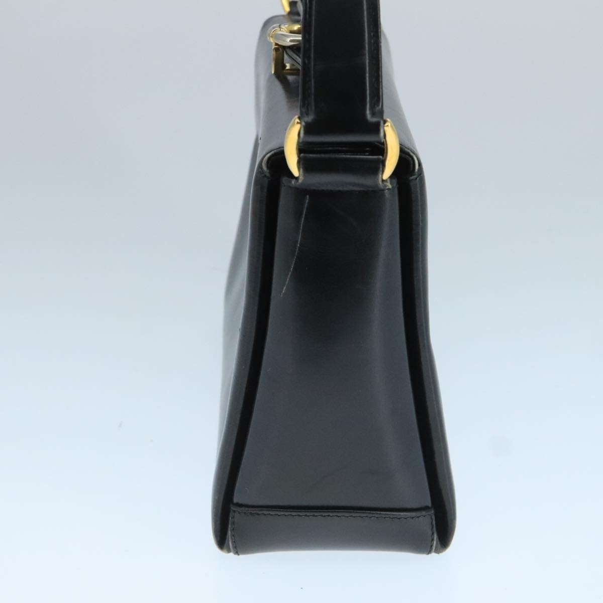 GUCCI Hand Bag Leather Black - 4