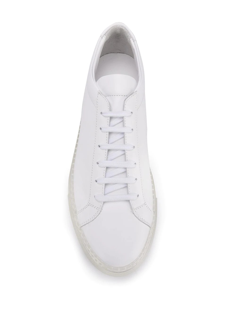 low-top lace-up sneakers - 4