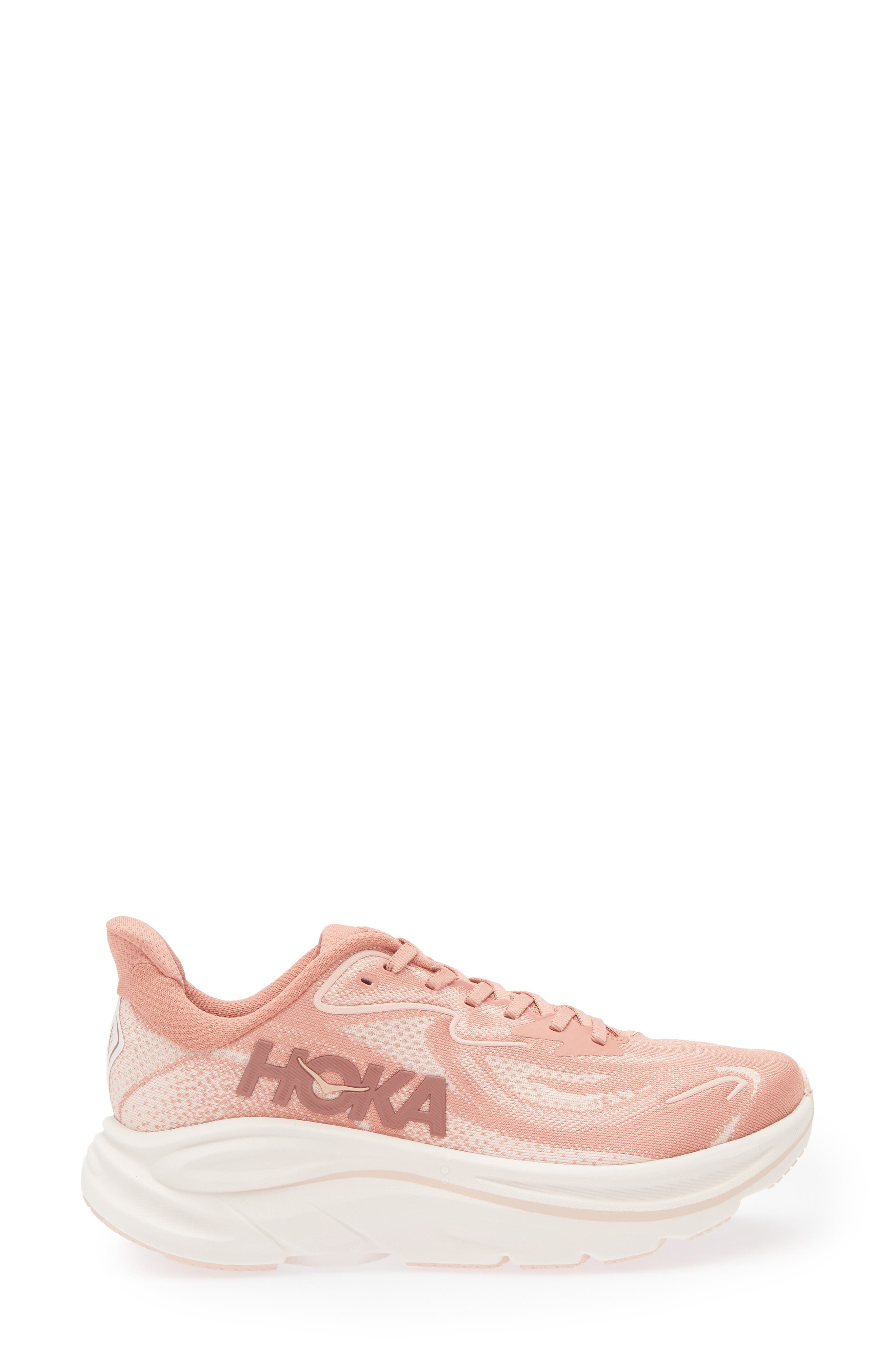HOKA Clifton 10 Running Shoe in Blush /Rose Latte at Nordstrom - 3