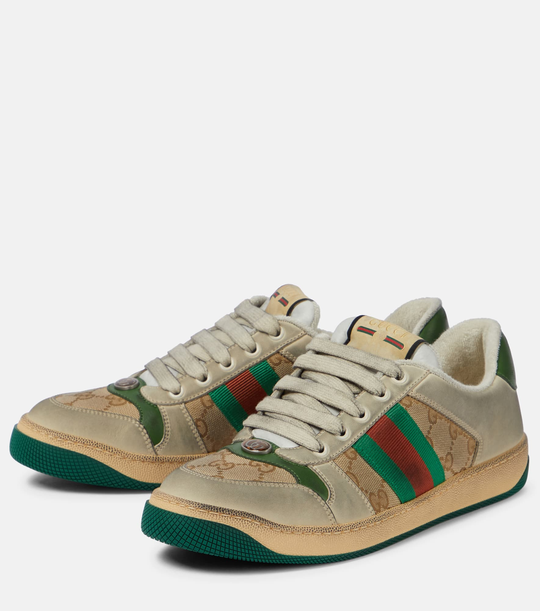 Screener leather sneakers - 4