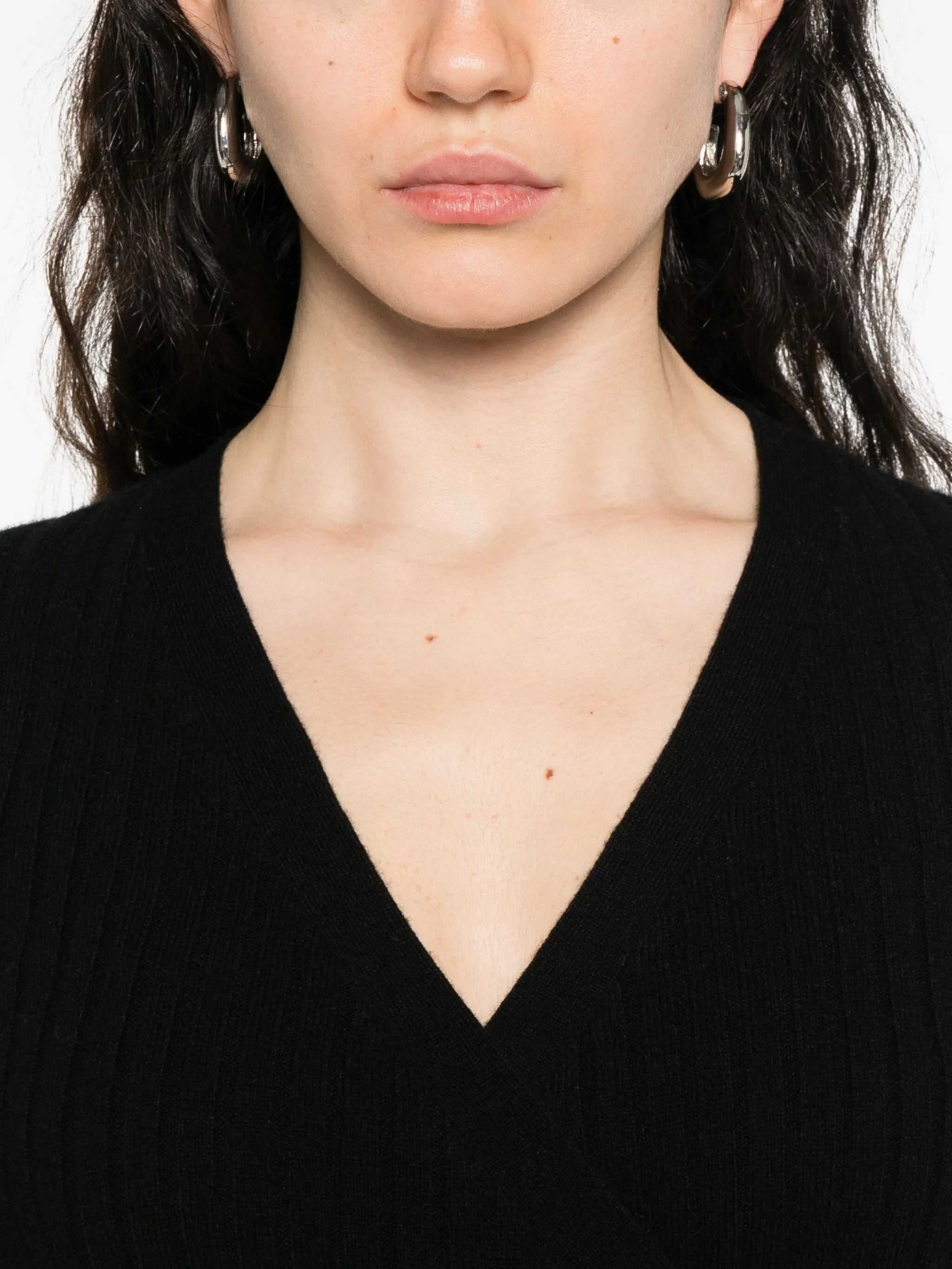 Allude Ribbed Wrap Cardigan - 5