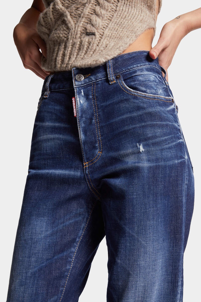 DARK BASIC WASH BOSTON JEANS - 5