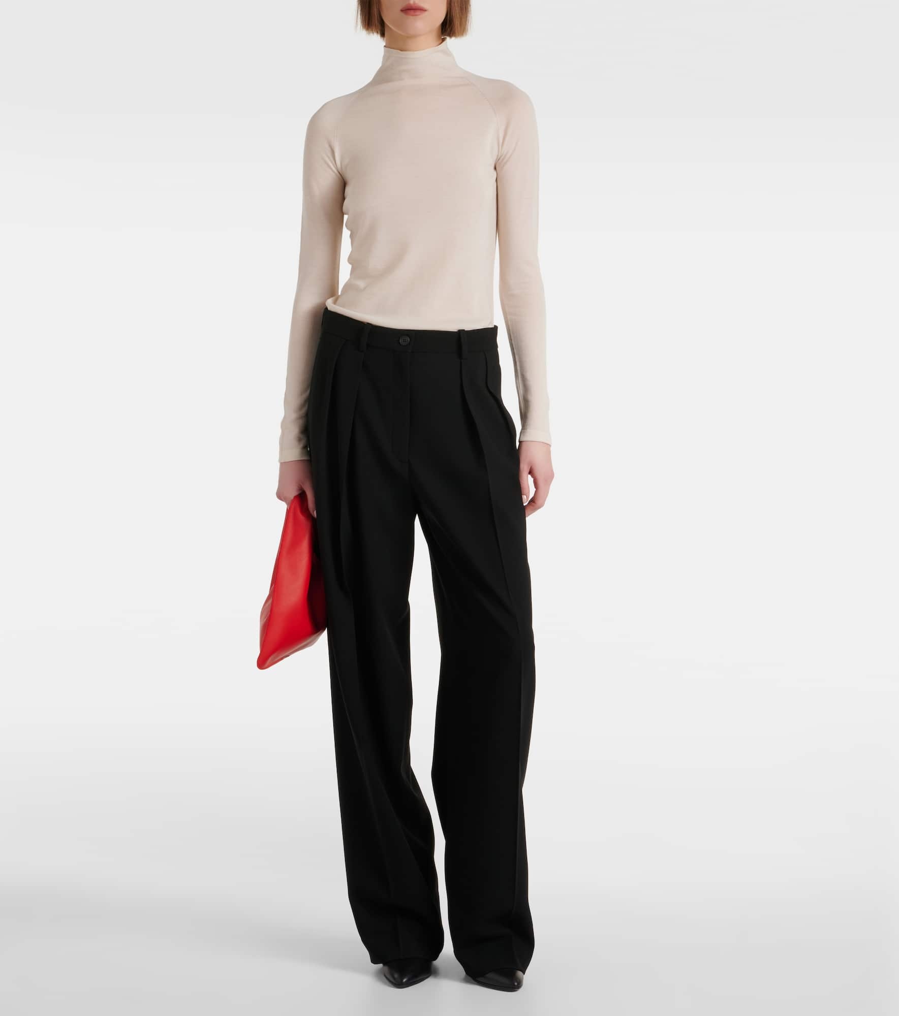 Honna wool turtleneck top - 2
