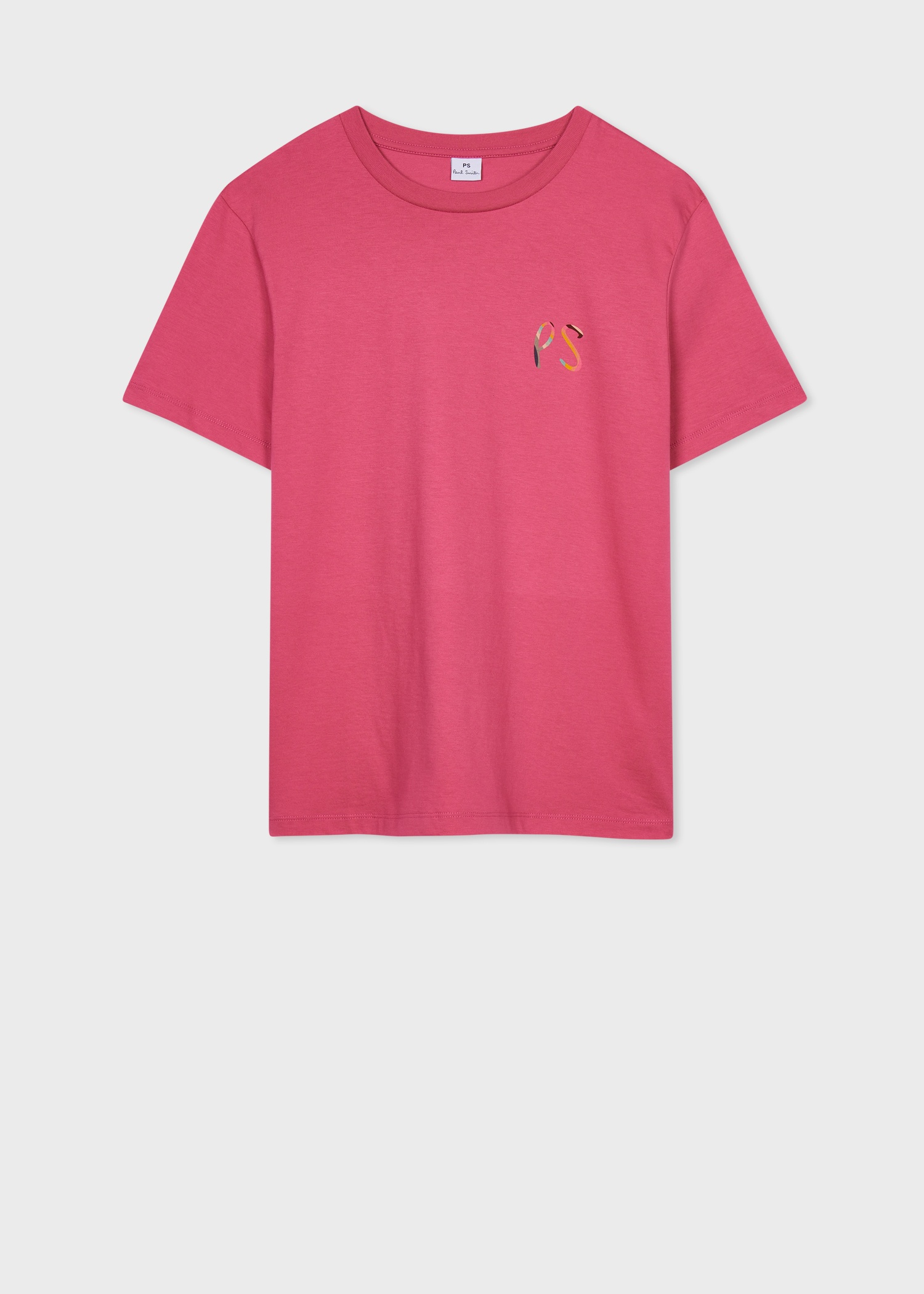 Women's Dark Pink 'Swirl' PS Logo T-Shirt - 1