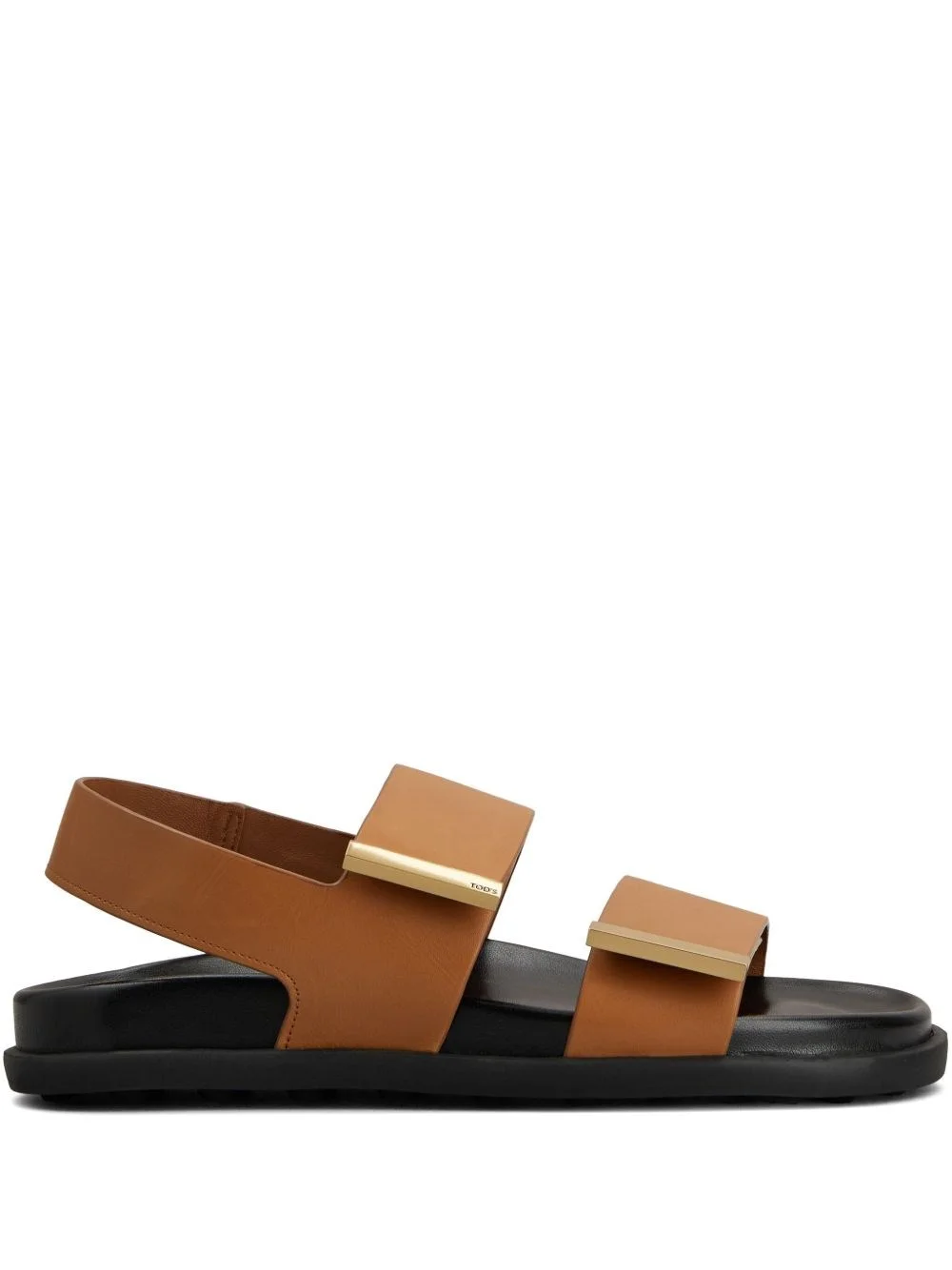 Leather slingback sandals - 1