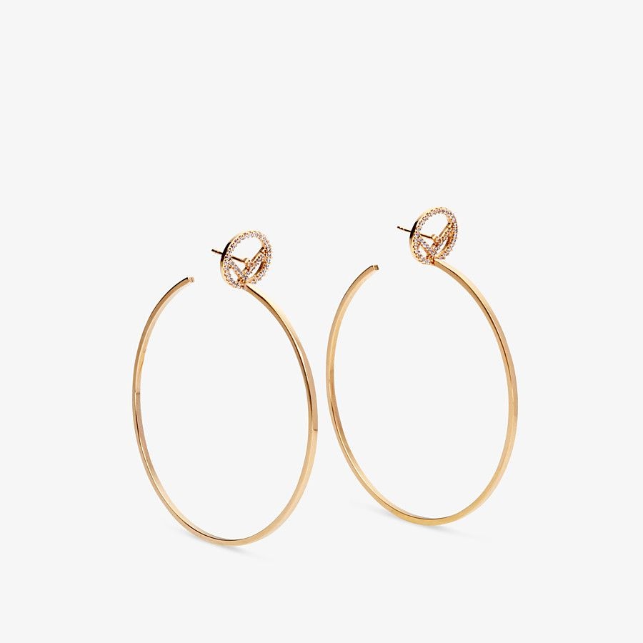 Gold-color earrings - 1