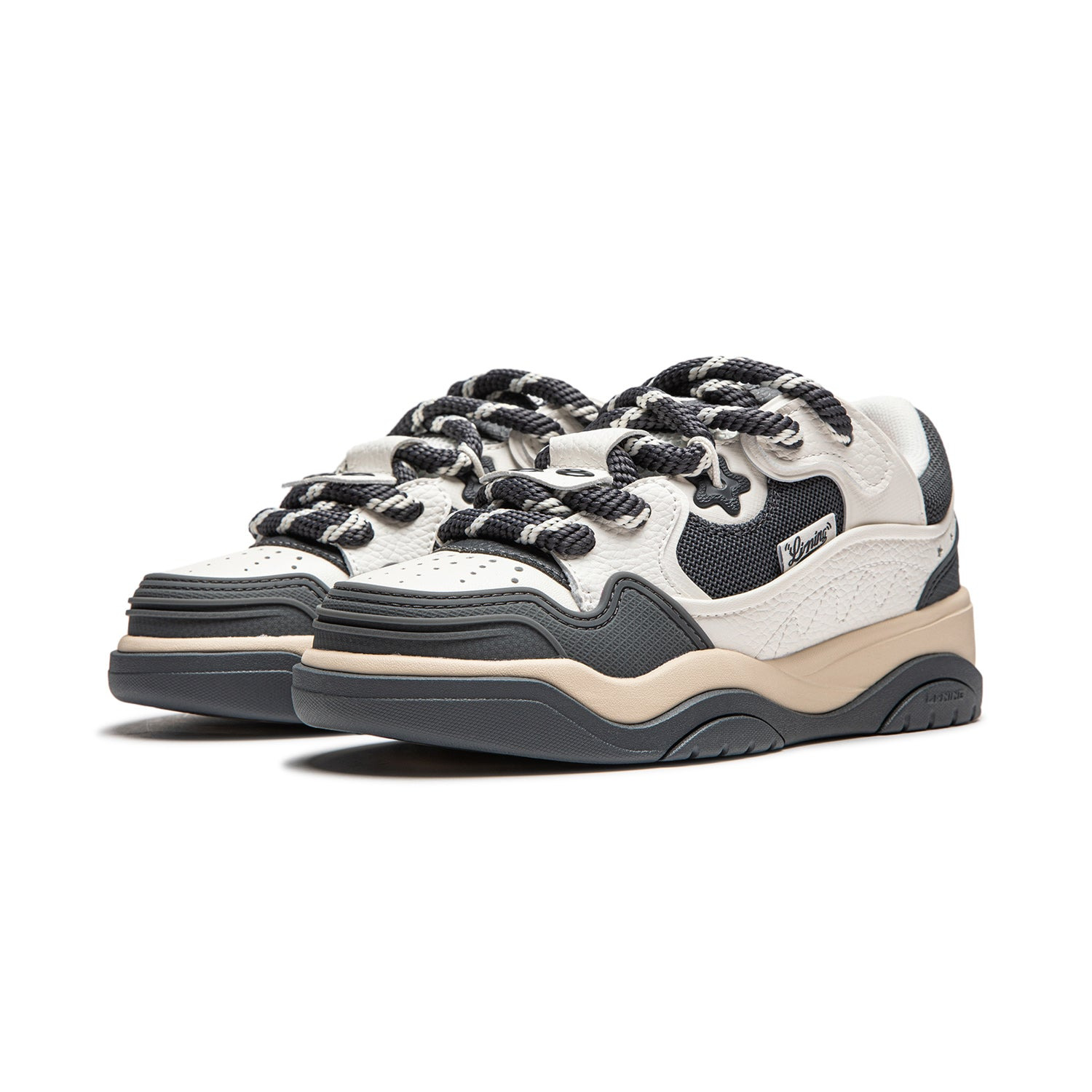 (WMNS) Li-Ning Journey 2.0 'White Black Beige' AGCU092-7 - 4