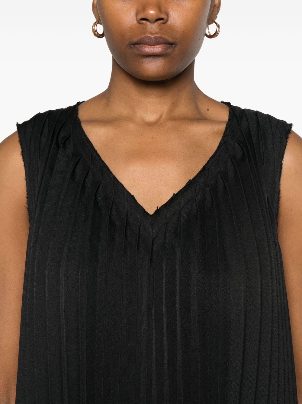 pleated midi dress - 5