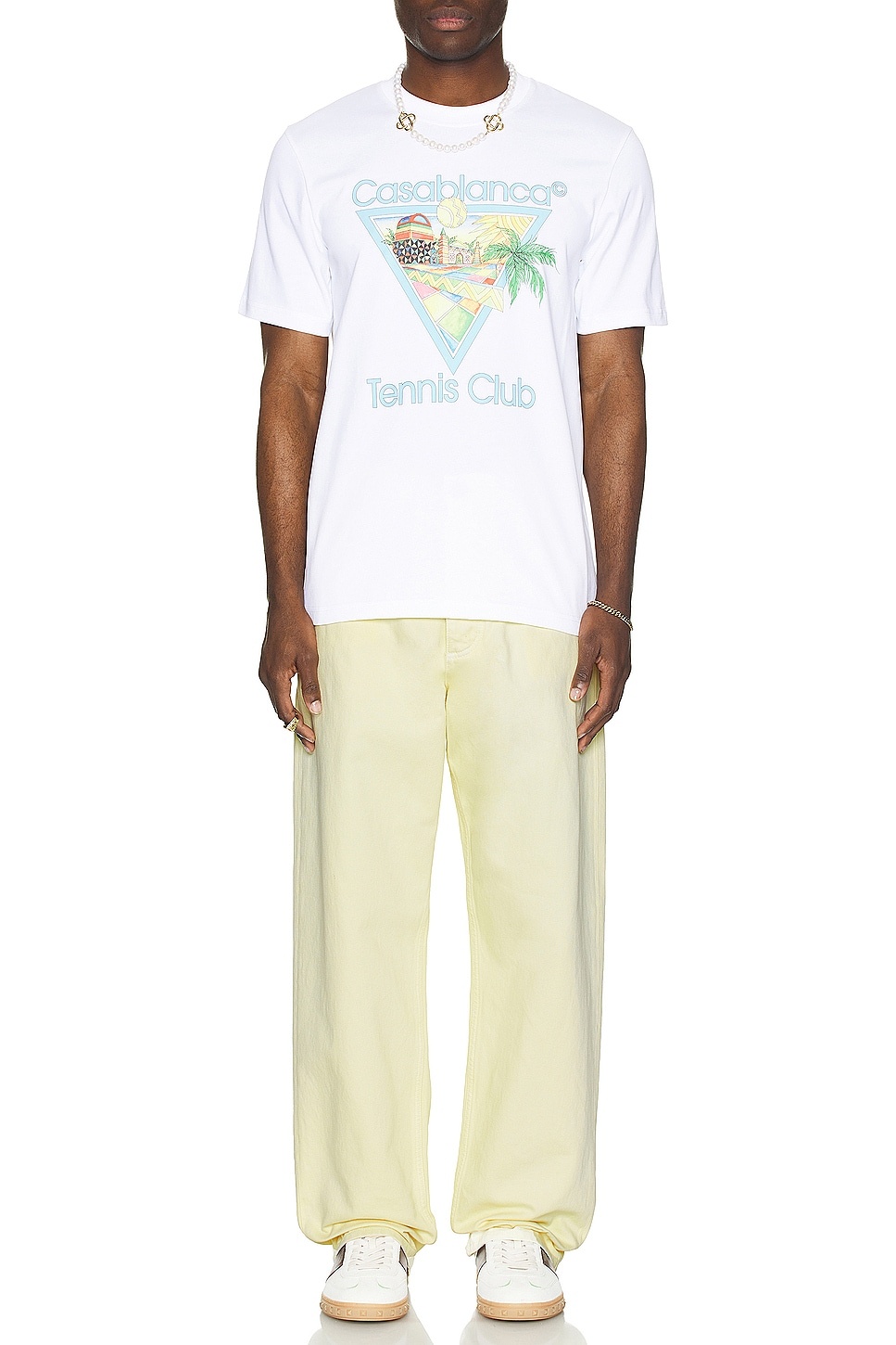 Afro Cubism Tennis Club Printed T-shirt - 4