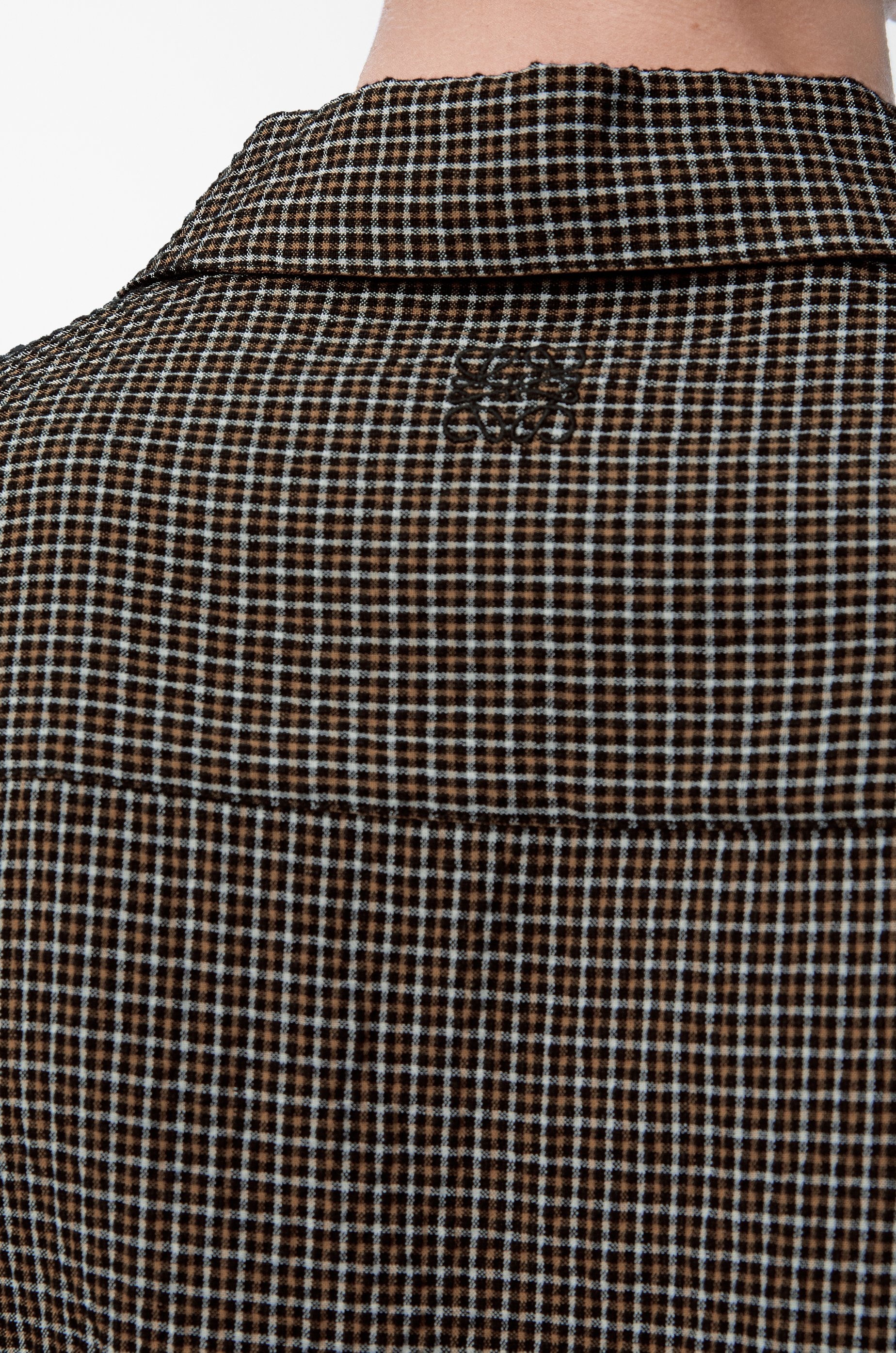 Short sleeve shirt in linen and cotton blend - 5