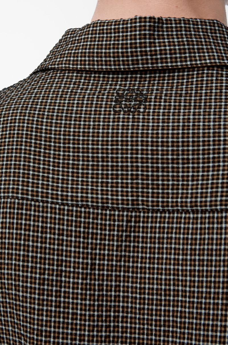 Short sleeve shirt in linen and cotton blend 5