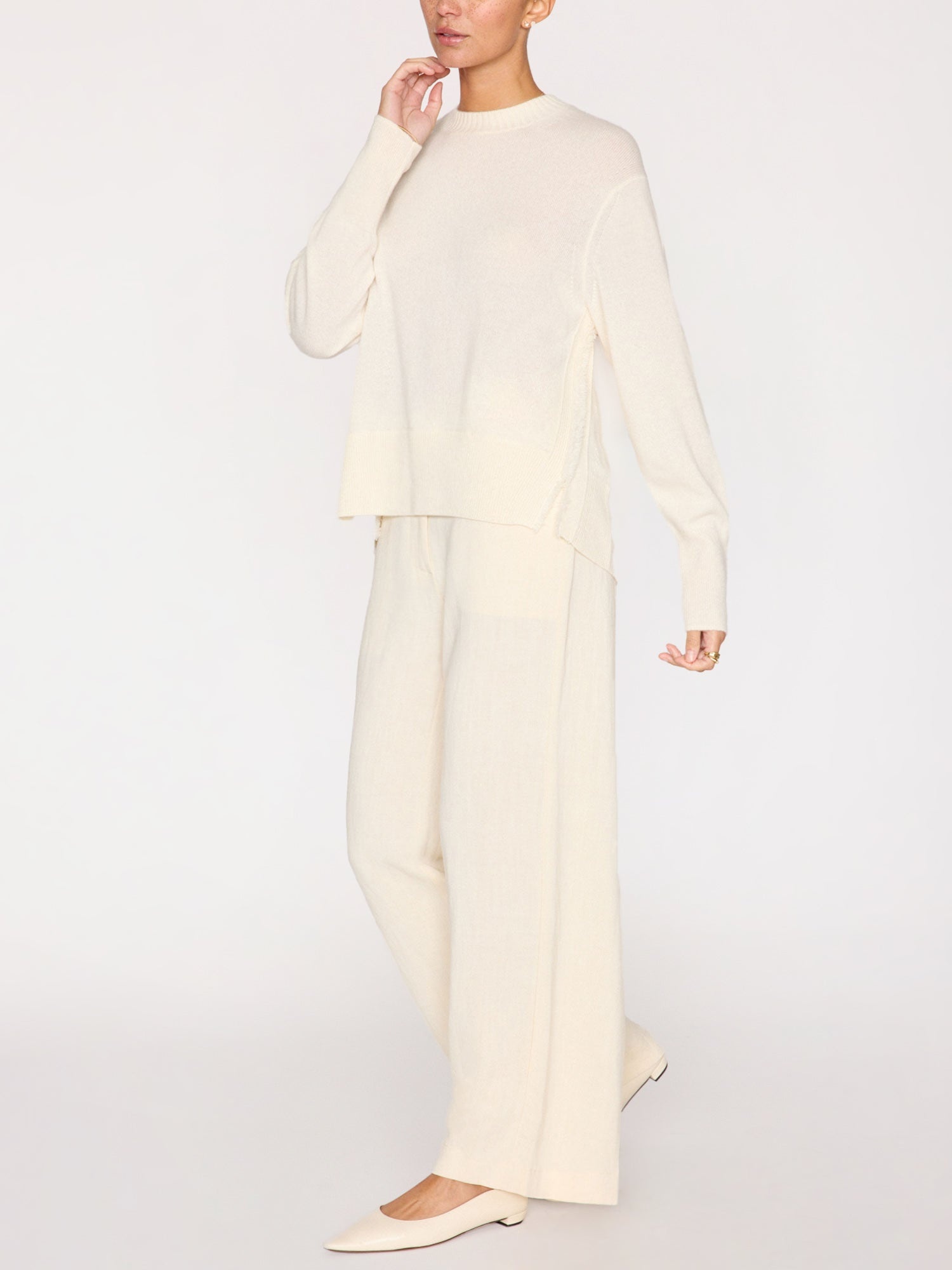 The Fenton Crewneck Fringe Sweater - 6
