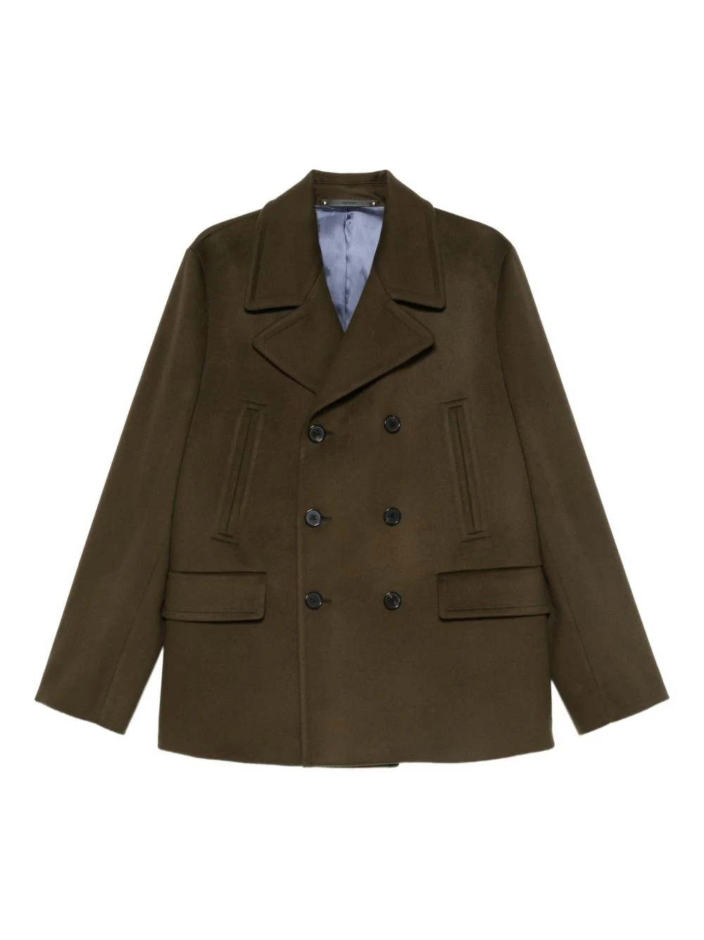 double-breasted coat - 1