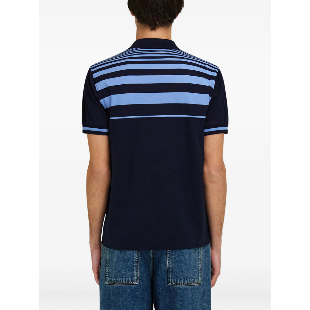 Ferragamo Blue Polo Shirts Men - 3