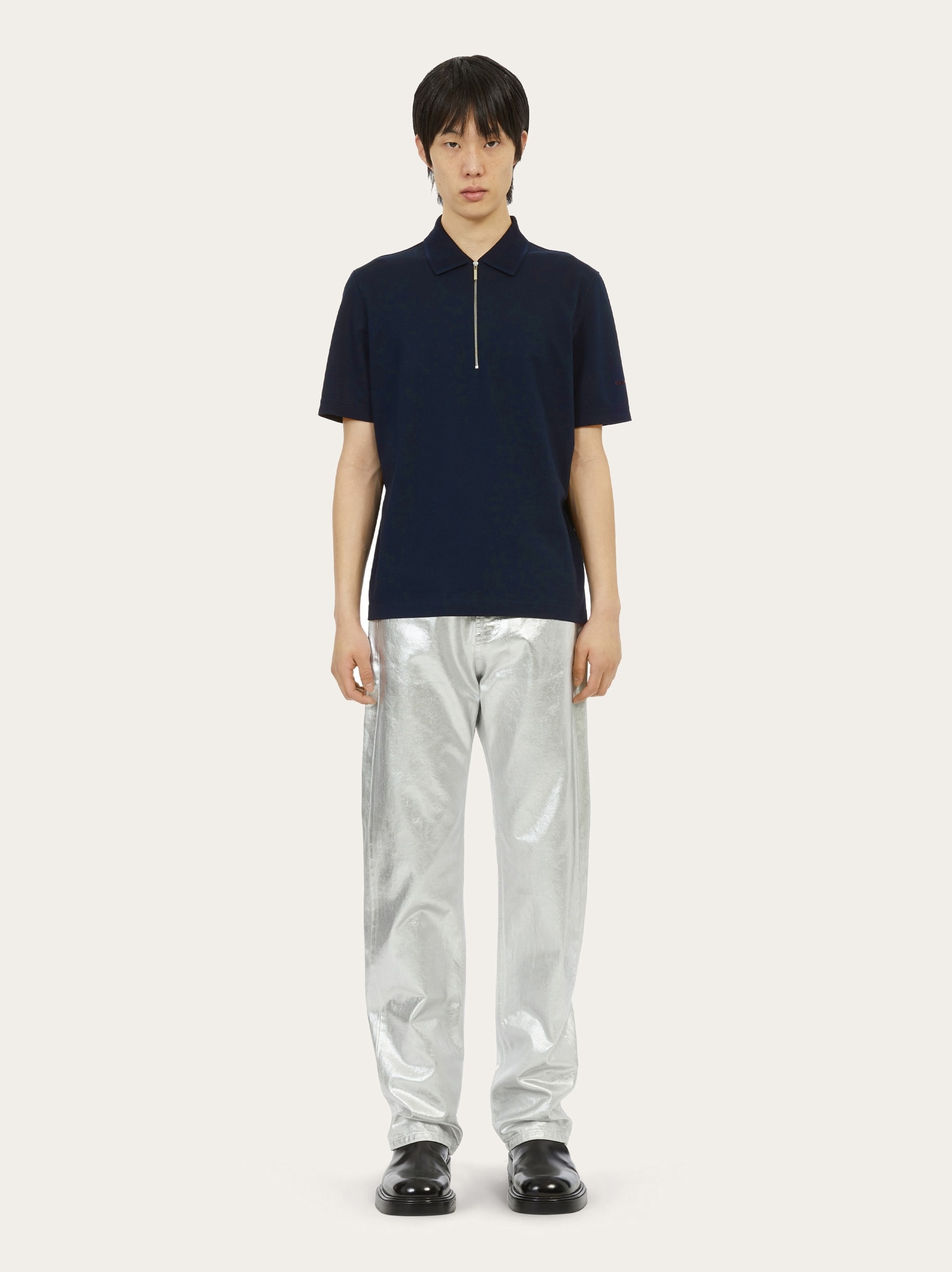 Polo with zip collar - 5