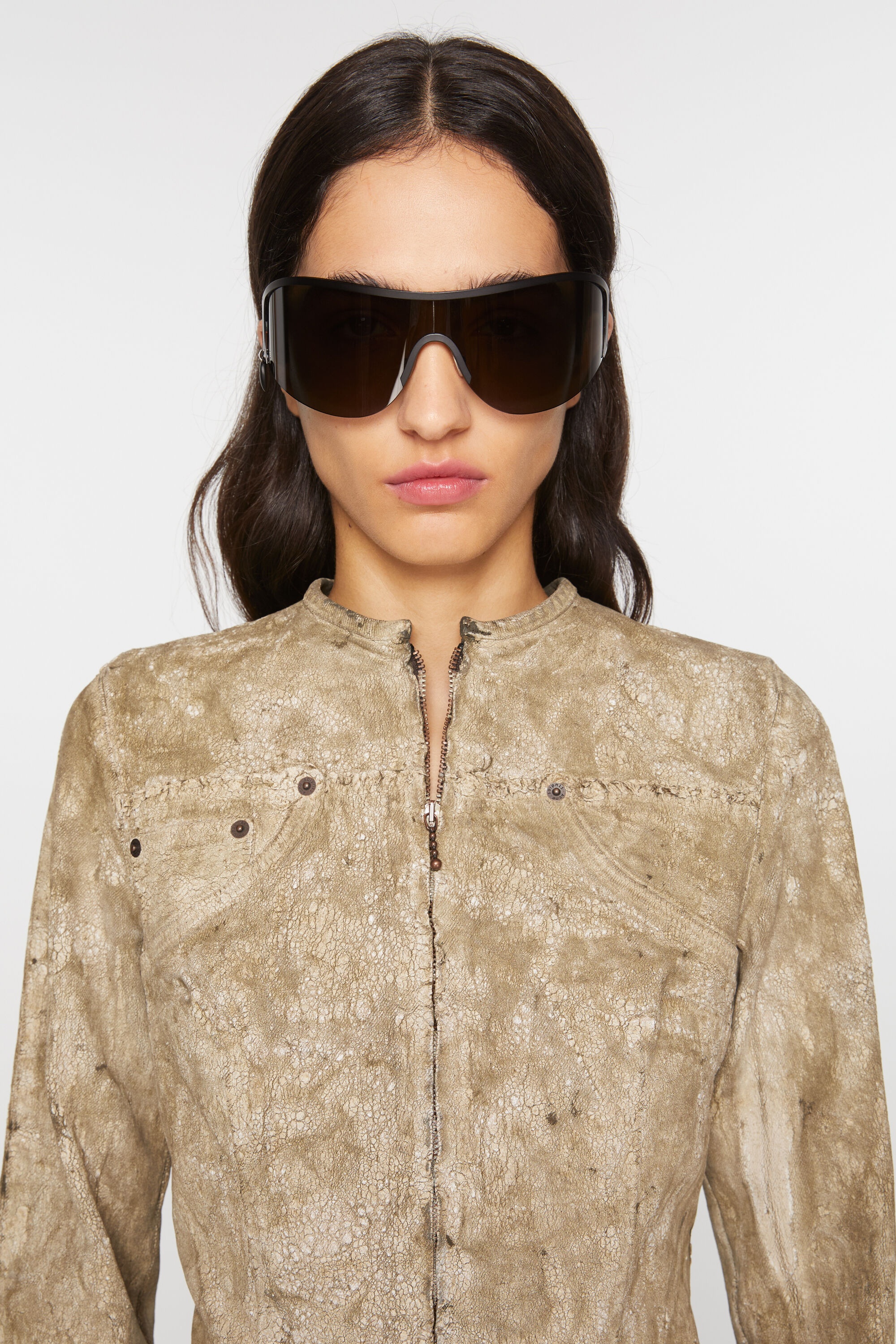 Denim jacket - Dark green/white - 5