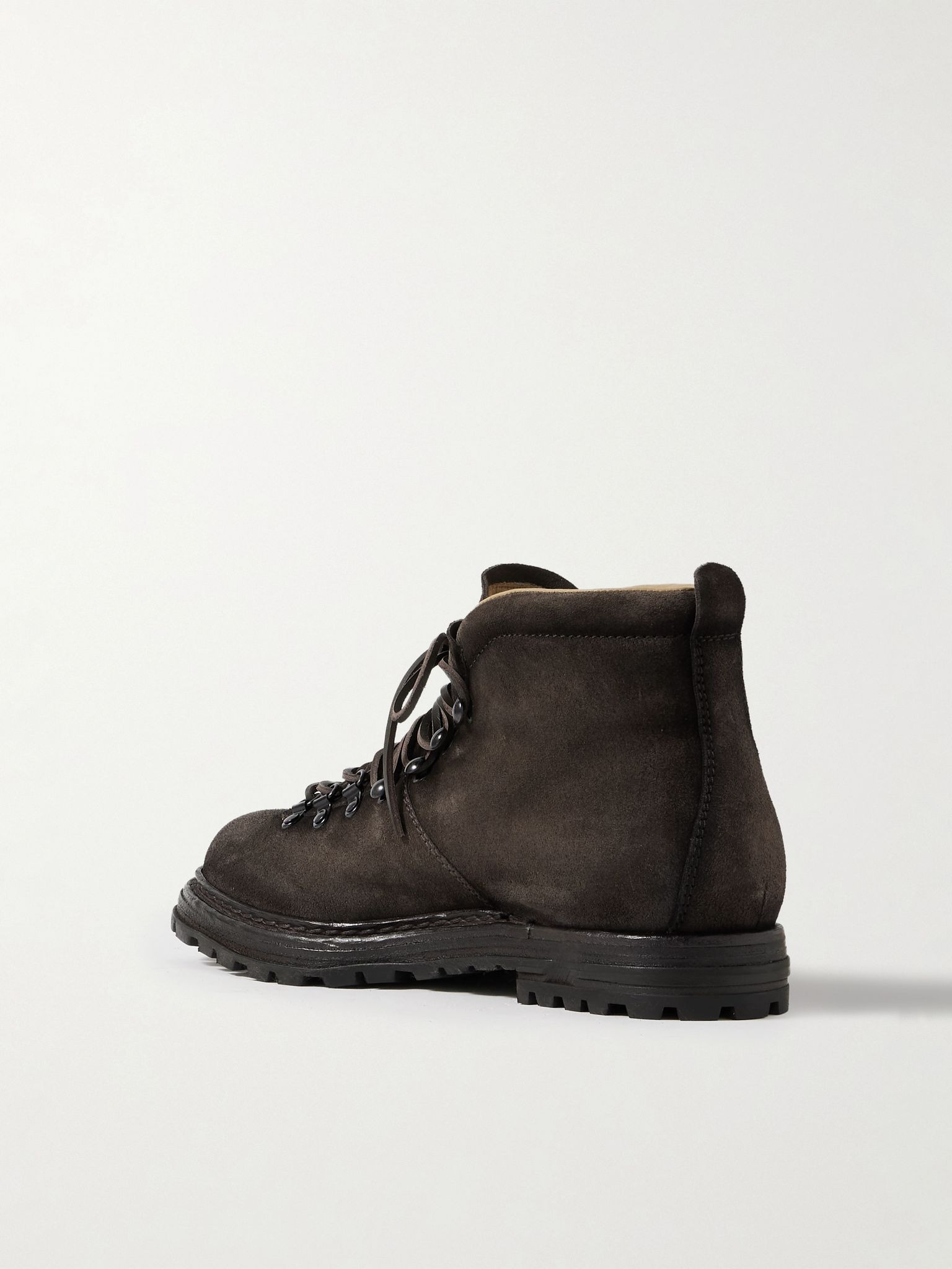 Artik 001 Airbrushed Suede Ankle Boots Dark brown - 4