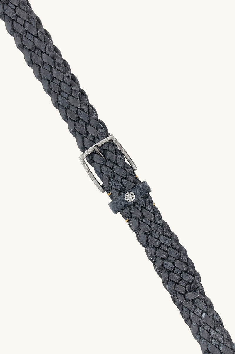 Paul & Shark BRAIDED LEATHER BELT outlook