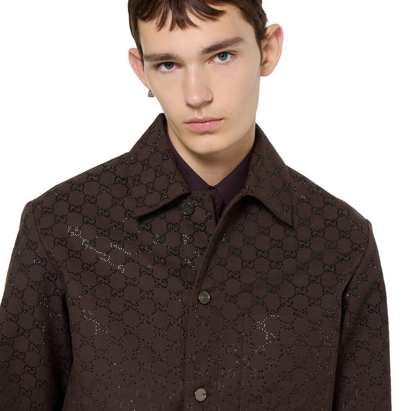 GG canvas padded jacket 3
