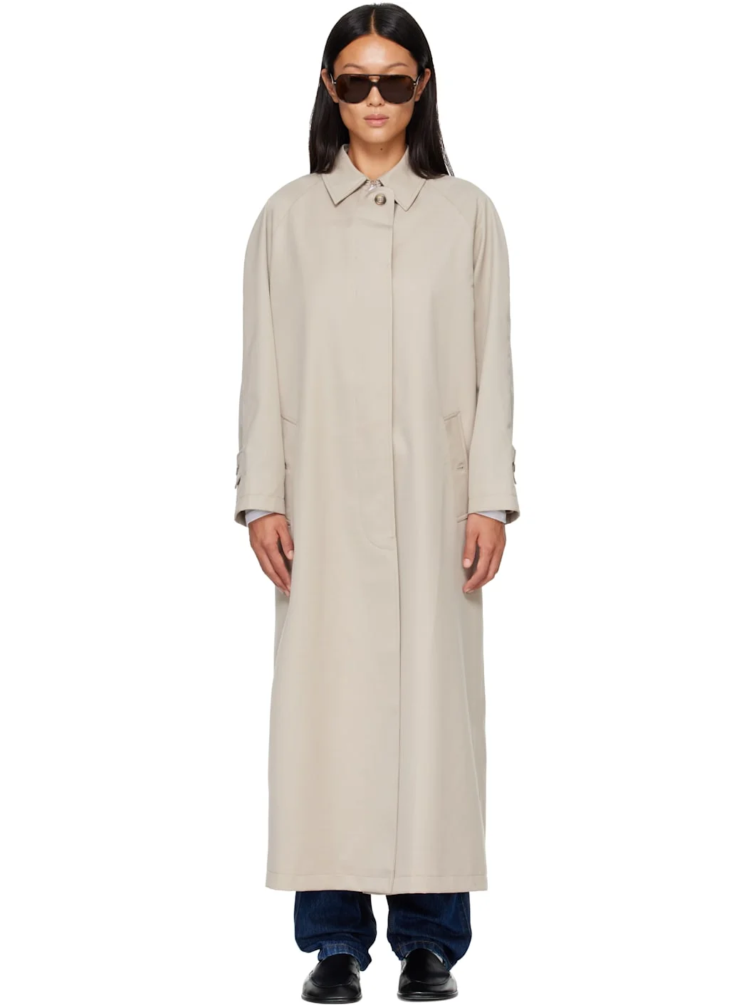 Beige Mac Coat - 1