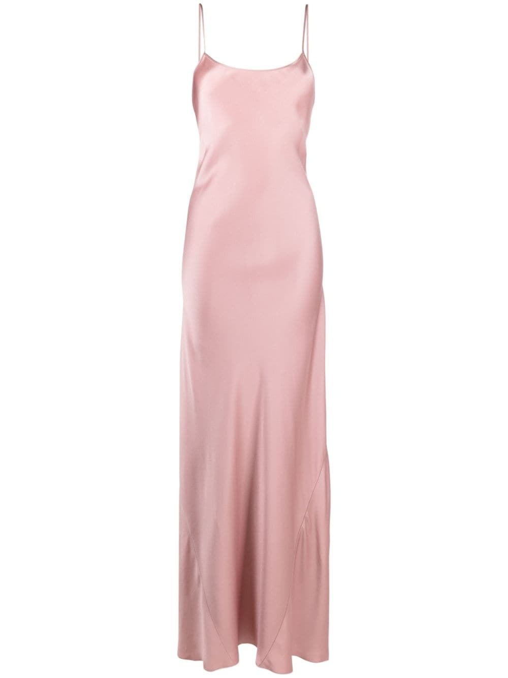 Cami open-back satin gown - 1