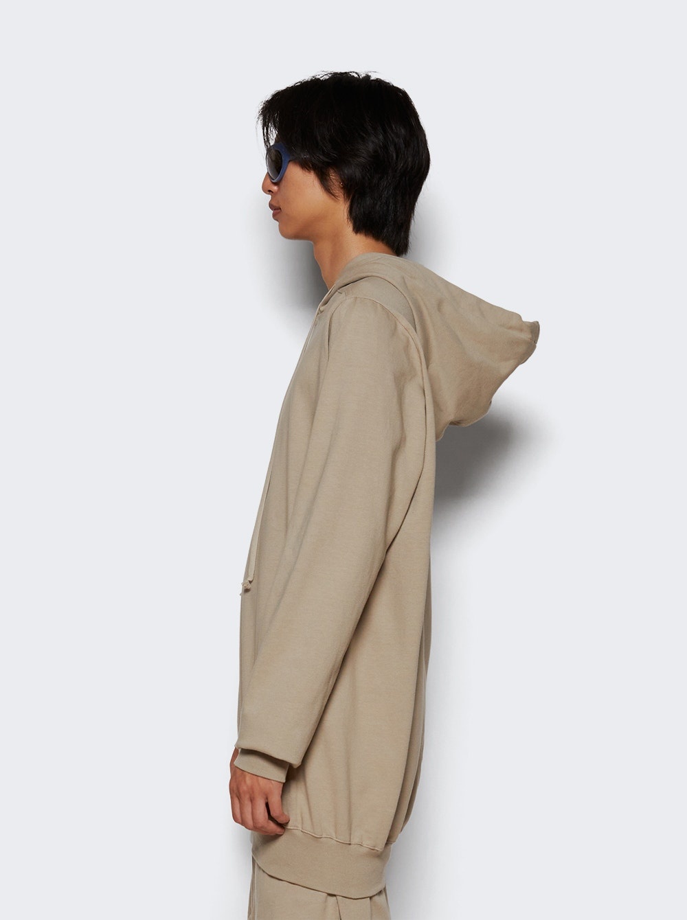 Rick Owens Porterville Hoodie Pearl | REVERSIBLE