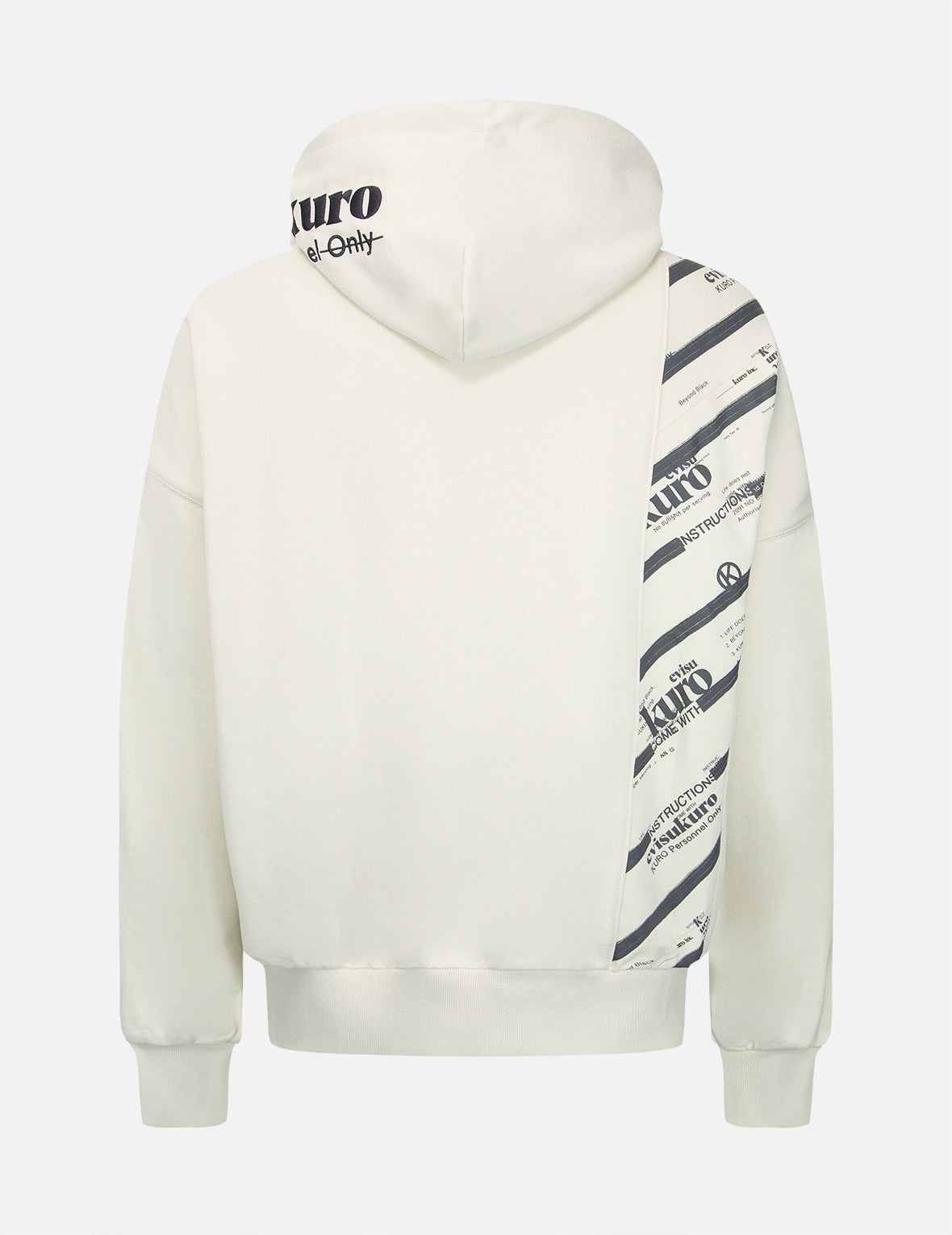 Logo Printed Pannel Hoodie - 2