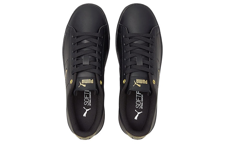 (WMNS) PUMA Vikky V2 Cat Metallic Shoes Black/Gold 375913-02 - 4
