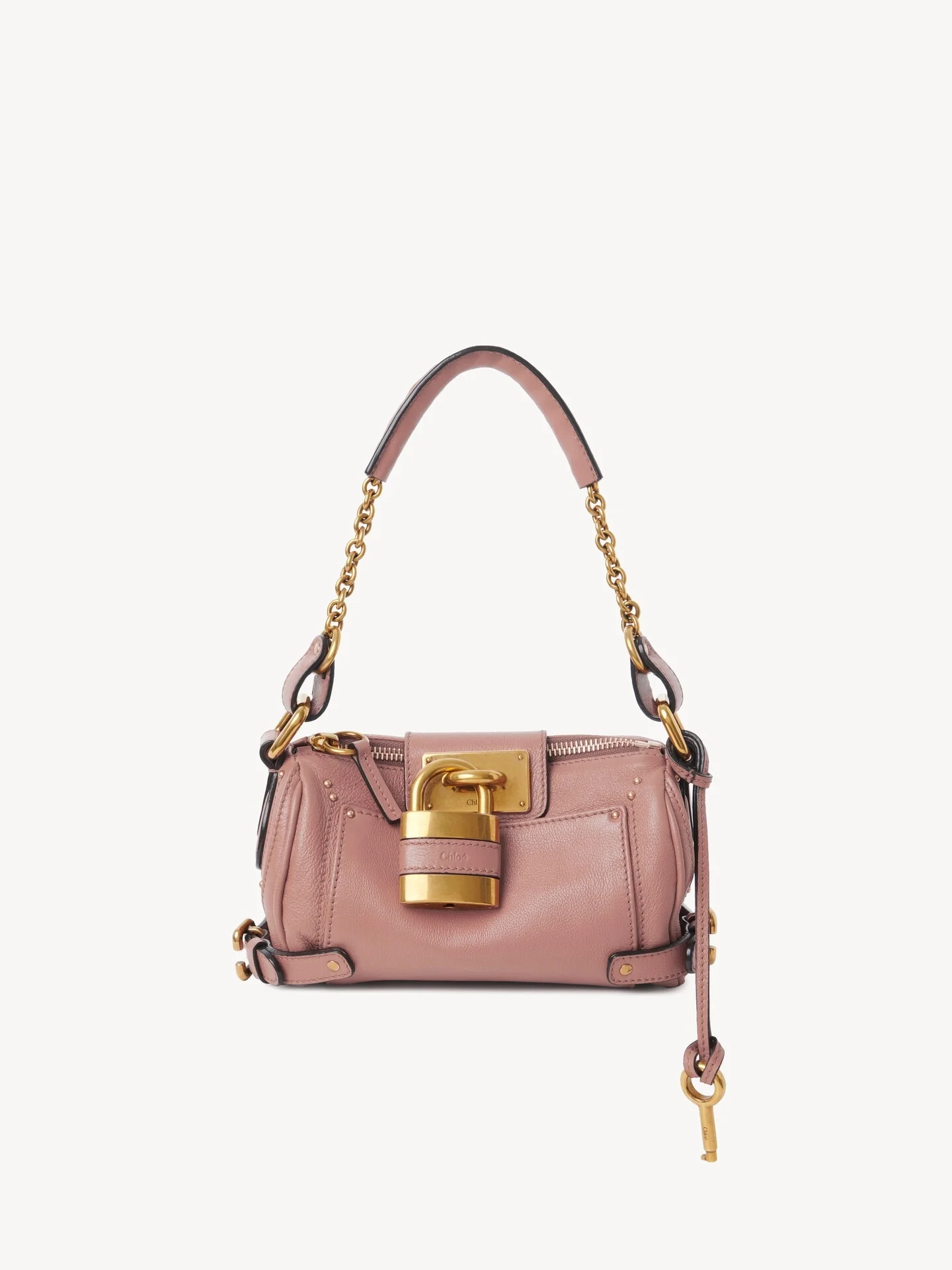 SMALL PADDINGTON CHAIN BAG IN GRAINED LEATHER - 1
