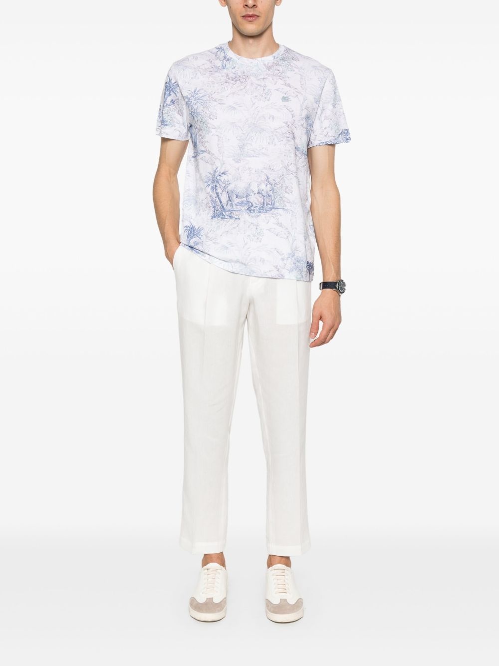 jungle-print T-shirt - 2