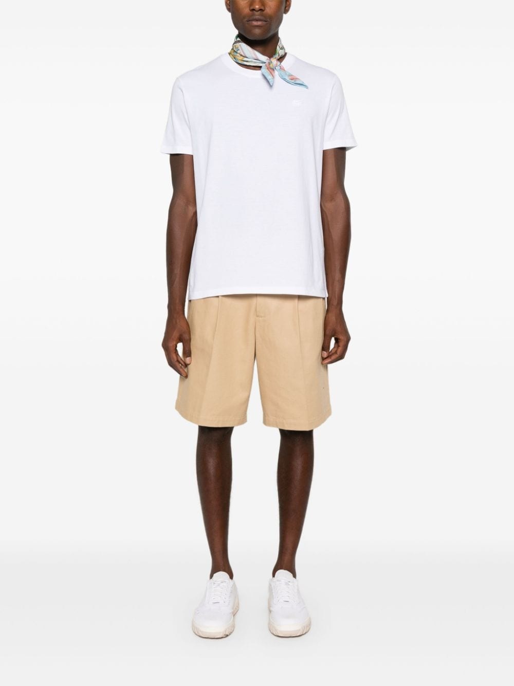 Pegaso-embroidered cotton T-shirt - 2