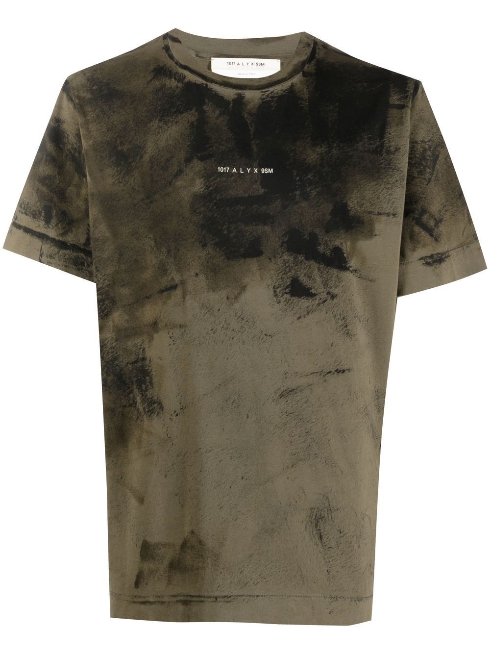 tie-dye logo print T-shirt - 1