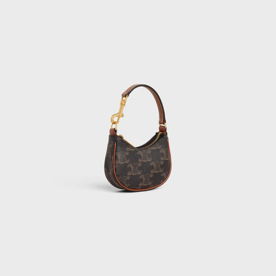 CELINE MICRO AVA in Triomphe canvas and calfskin outlook