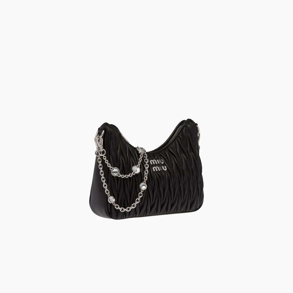 Matelassé nappa leather shoulder bag - 2