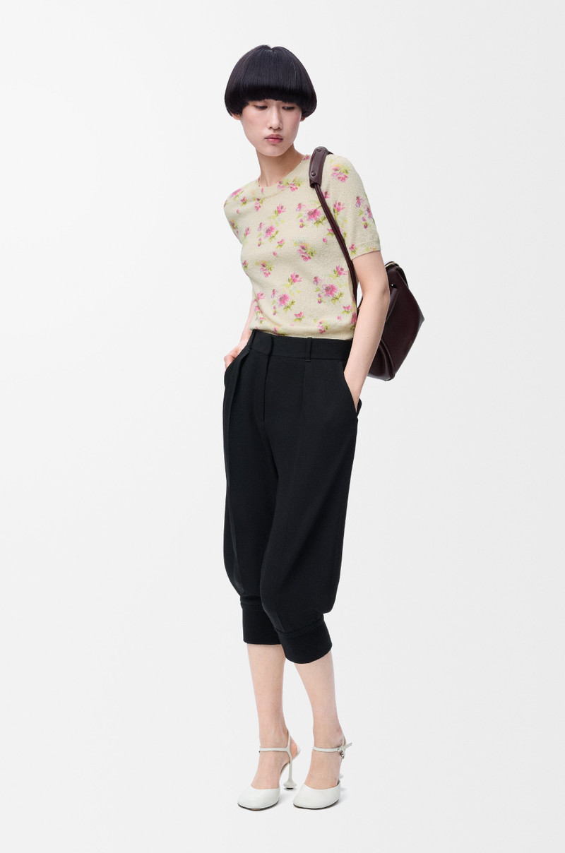 Loewe Short sleeve sweater in cotton blend outlook