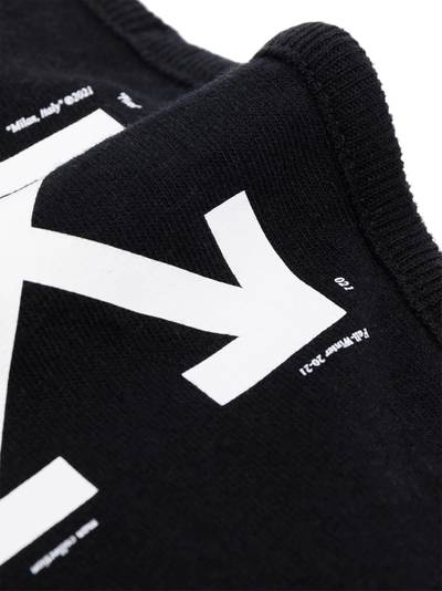 Off-White Arrows print face mack outlook