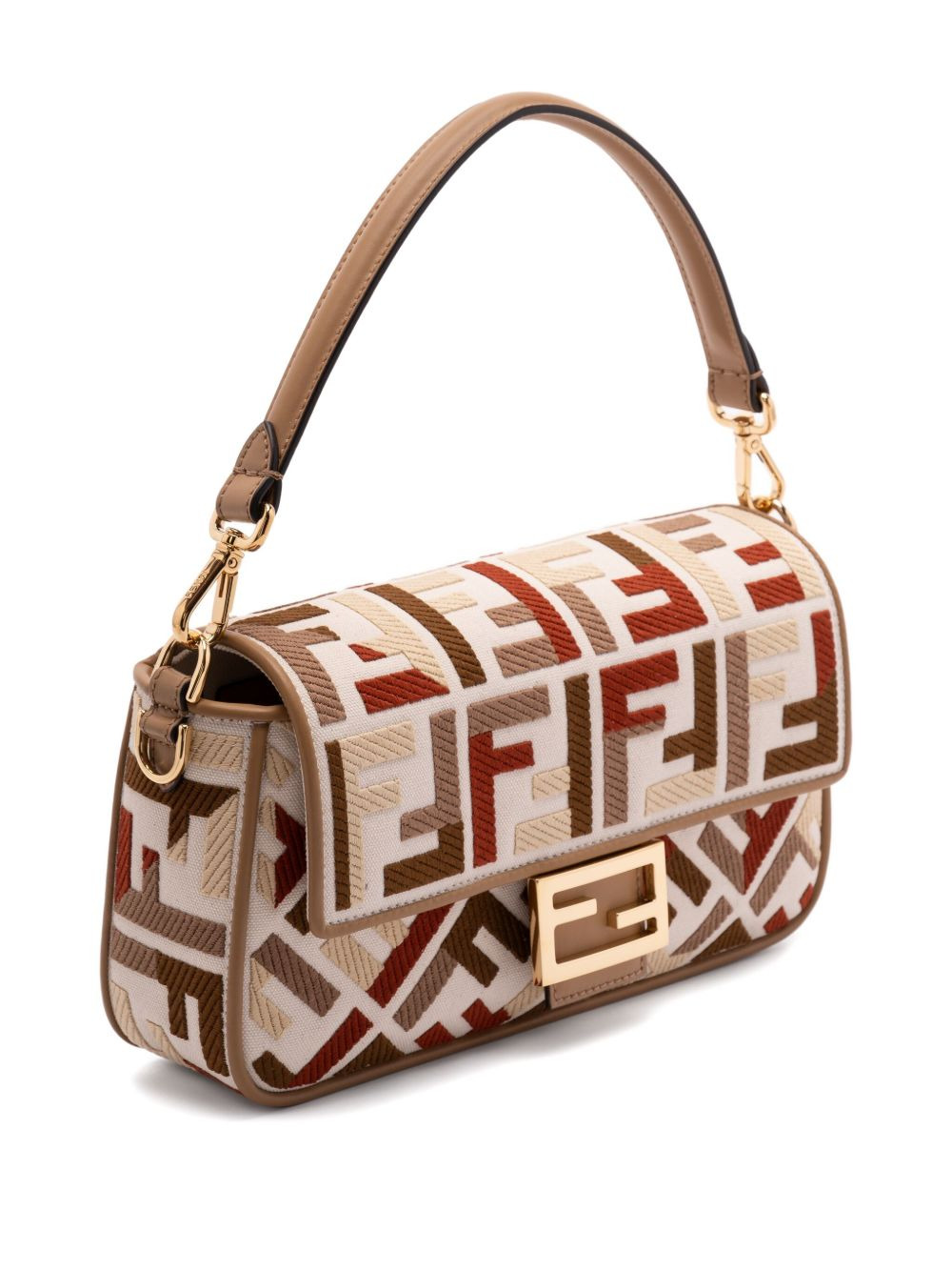 medium Baguette FF-motif shoulder bag - 3