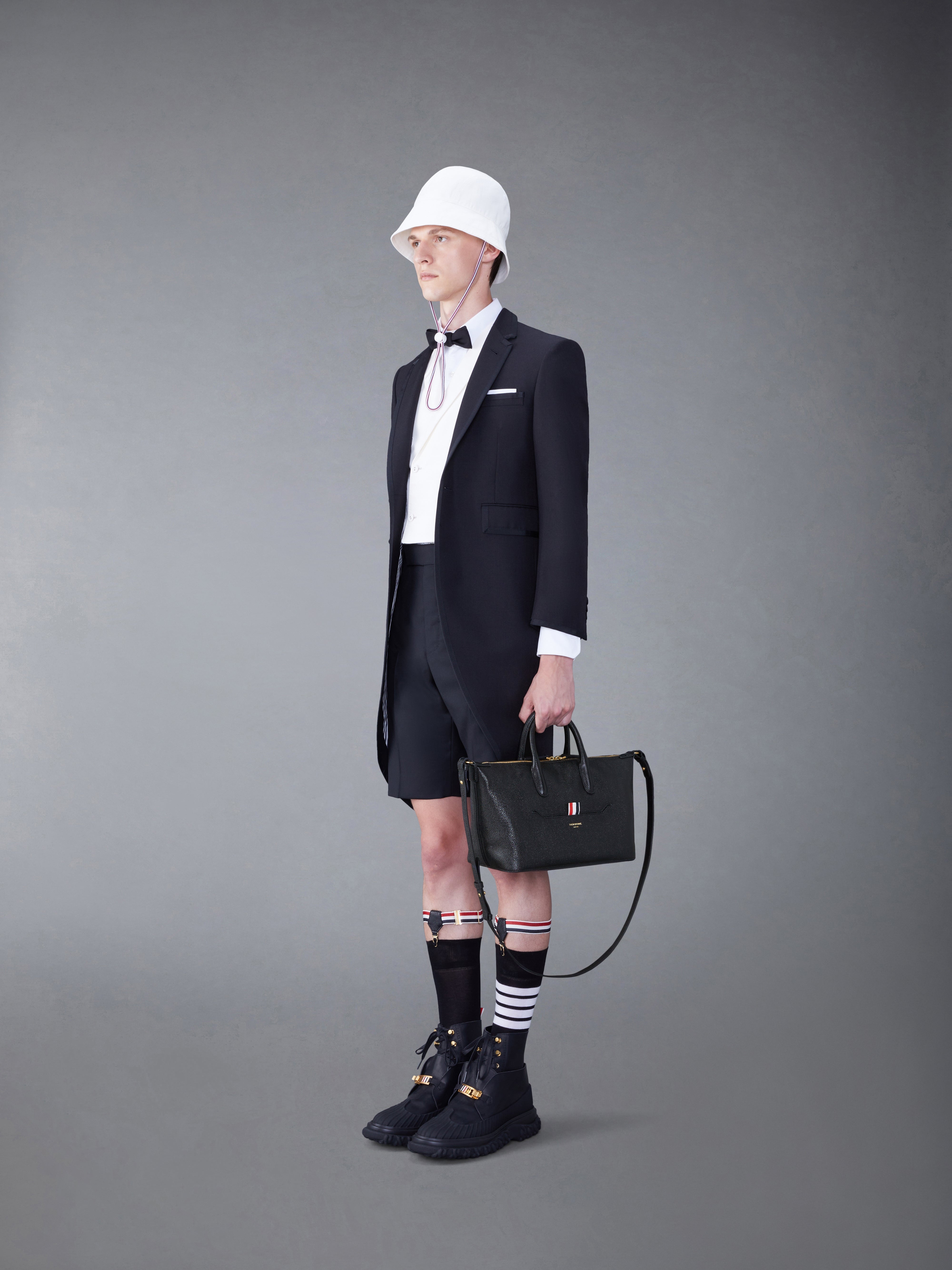 small leather tote bag - 4