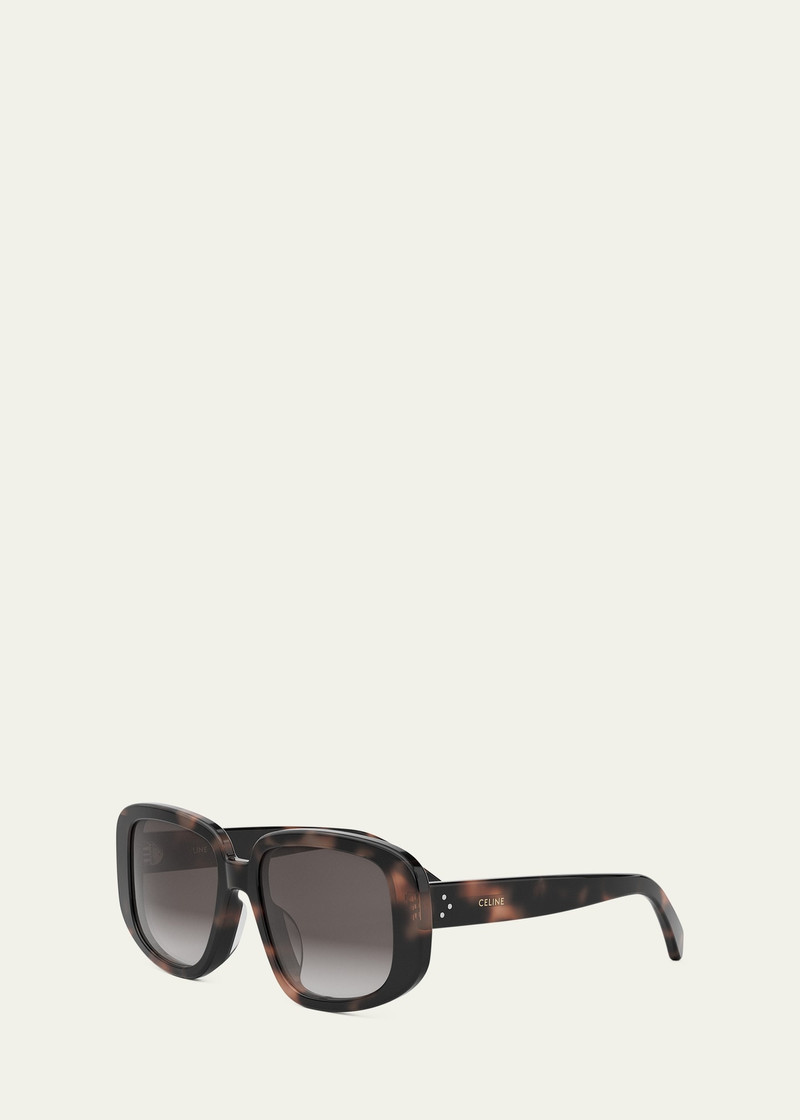 CELINE Bold 3 Dots Acetate Shield Sunglasses outlook