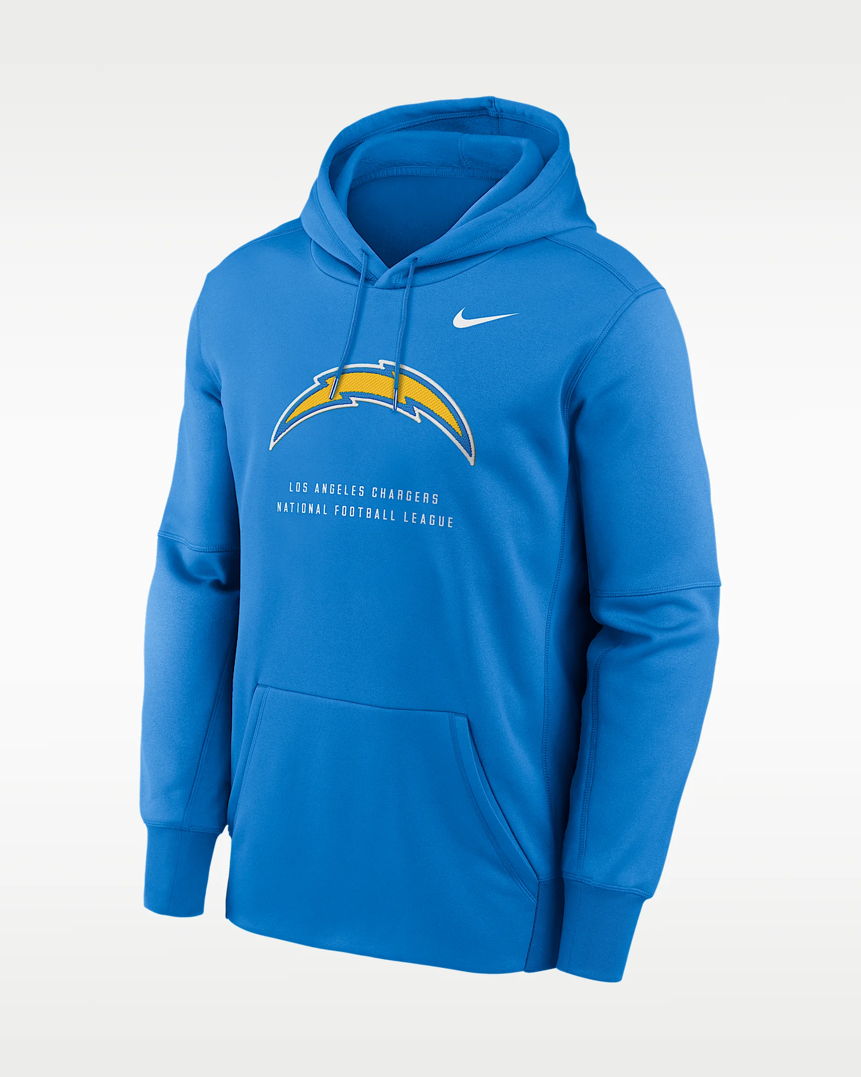 Los Angeles Chargers Men's Nike Therma NFL Pullover Hoodie - 1