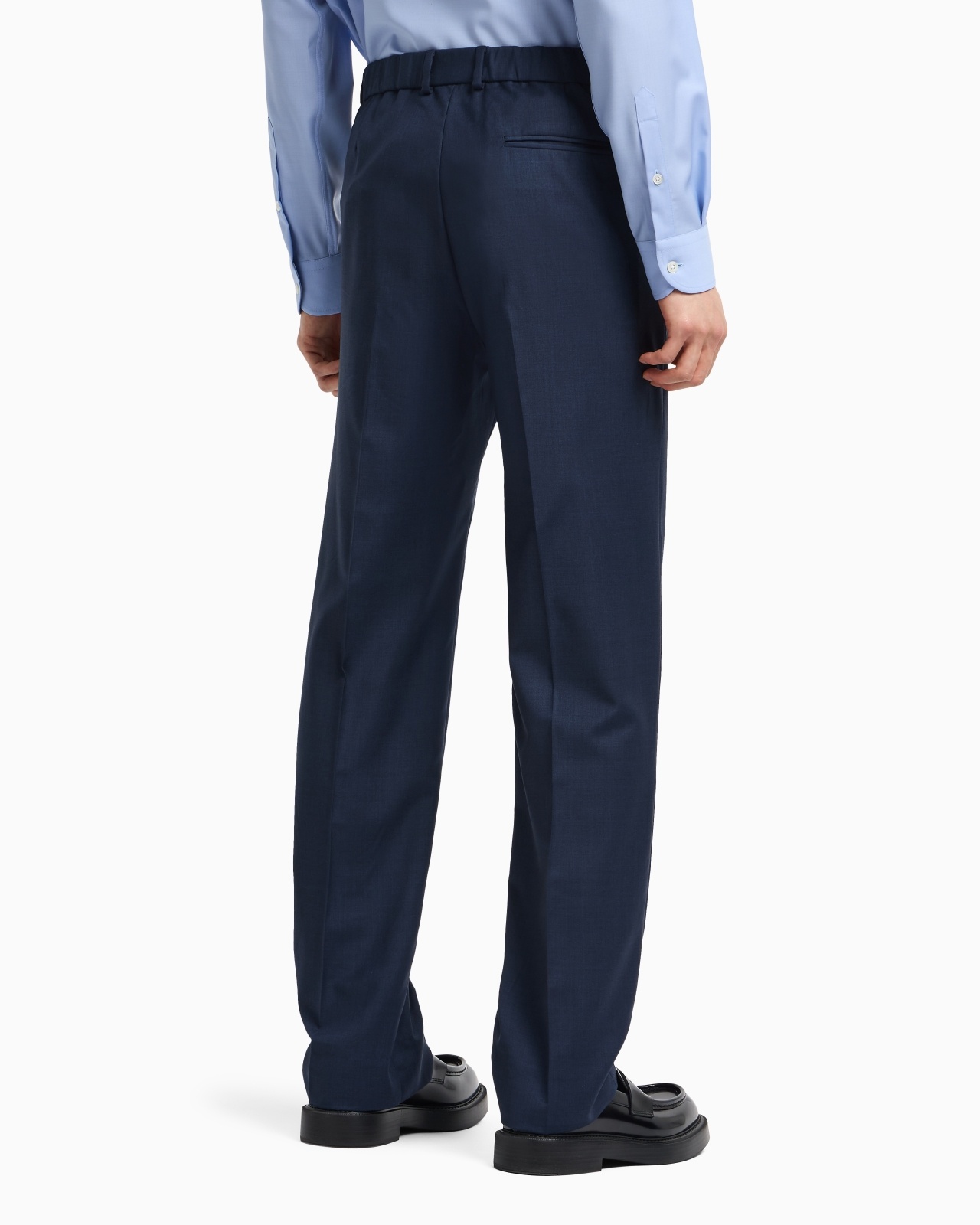 ICON TROPICAL LIGHT WOOL CANVAS TROUSERS - 3