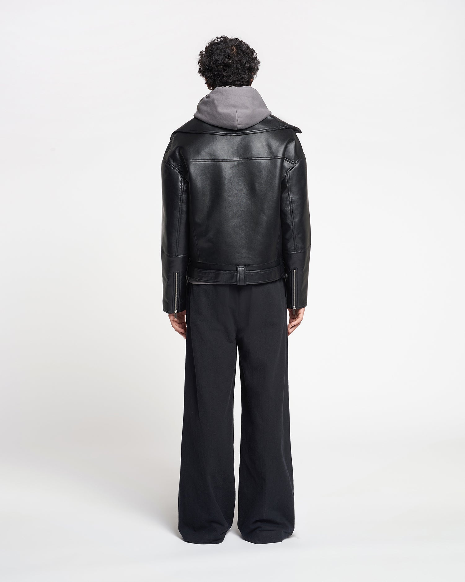 Regenerated Leather Jacket - 4