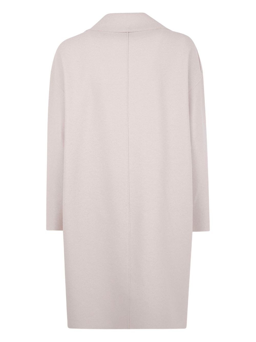 double-breasted wool coat - 2