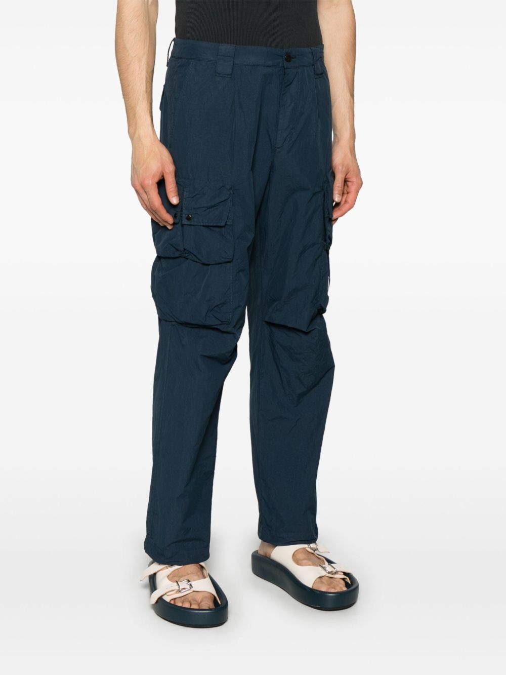 Lens-detail cargo trousers - 3
