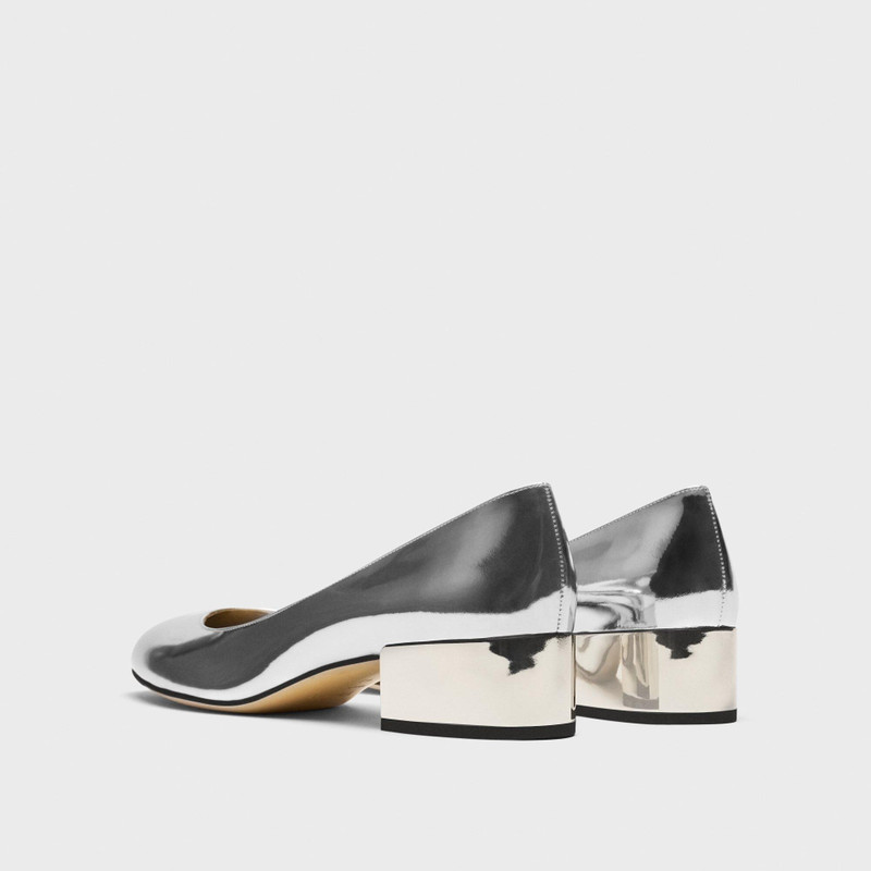 Ballet Pump in Metallic Leather 4