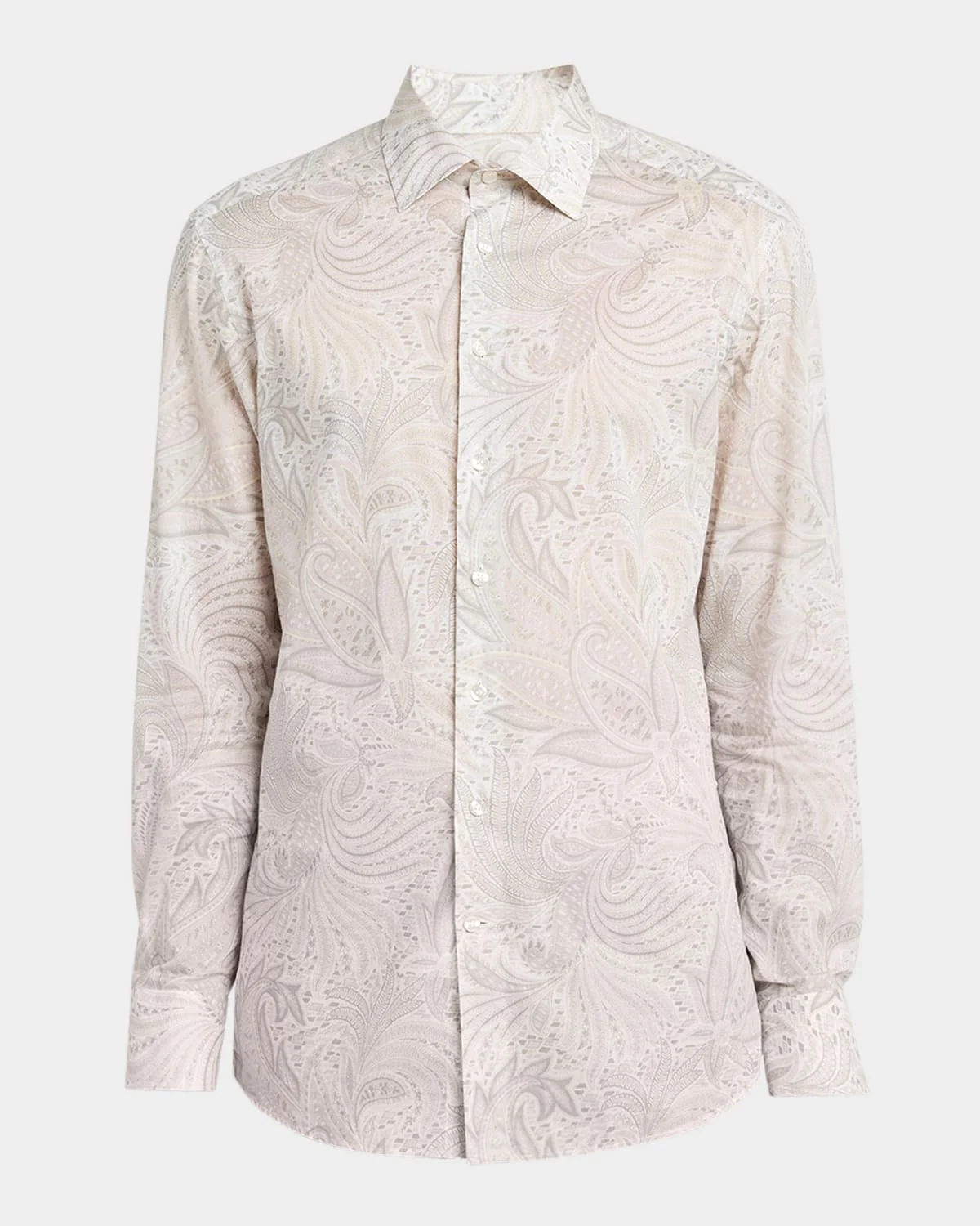 Men's Paisley Sport Shirt - 1