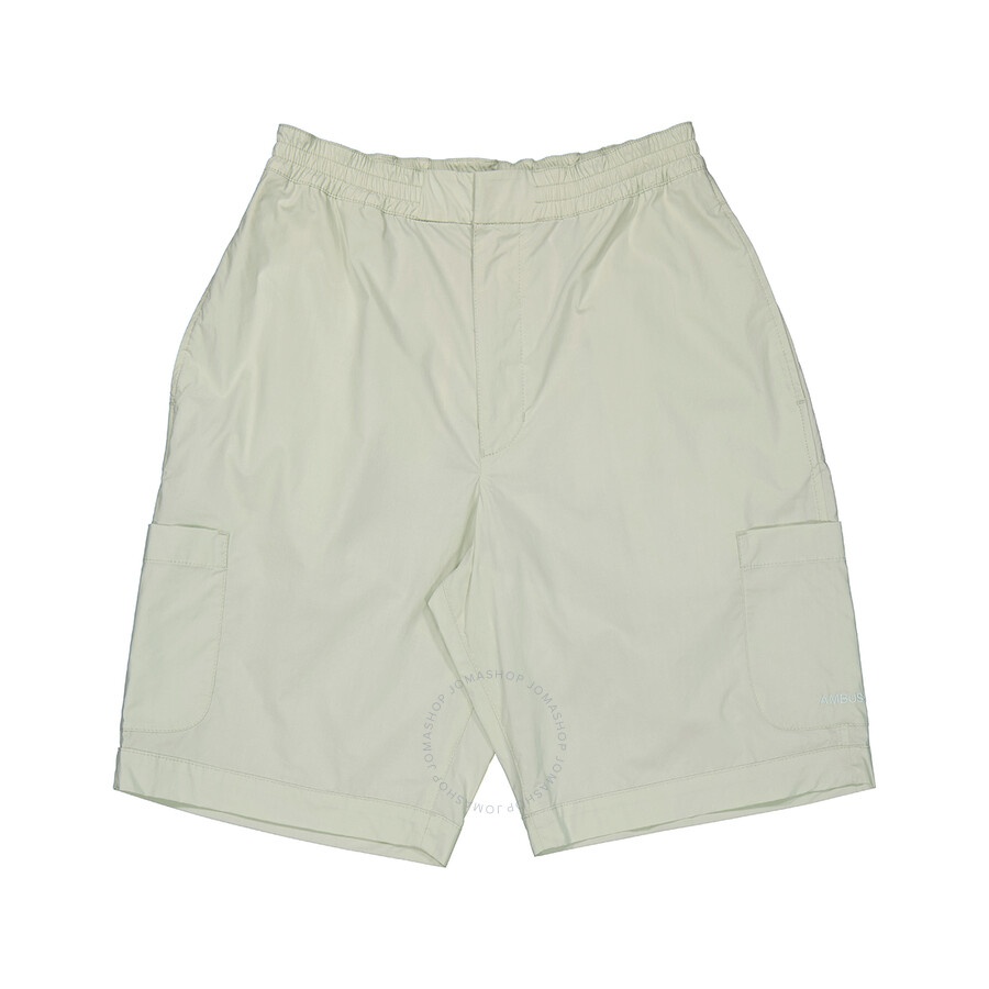 Ambush Men's Green Lily Green Drawstring Cotton Bermuda Shorts - 1